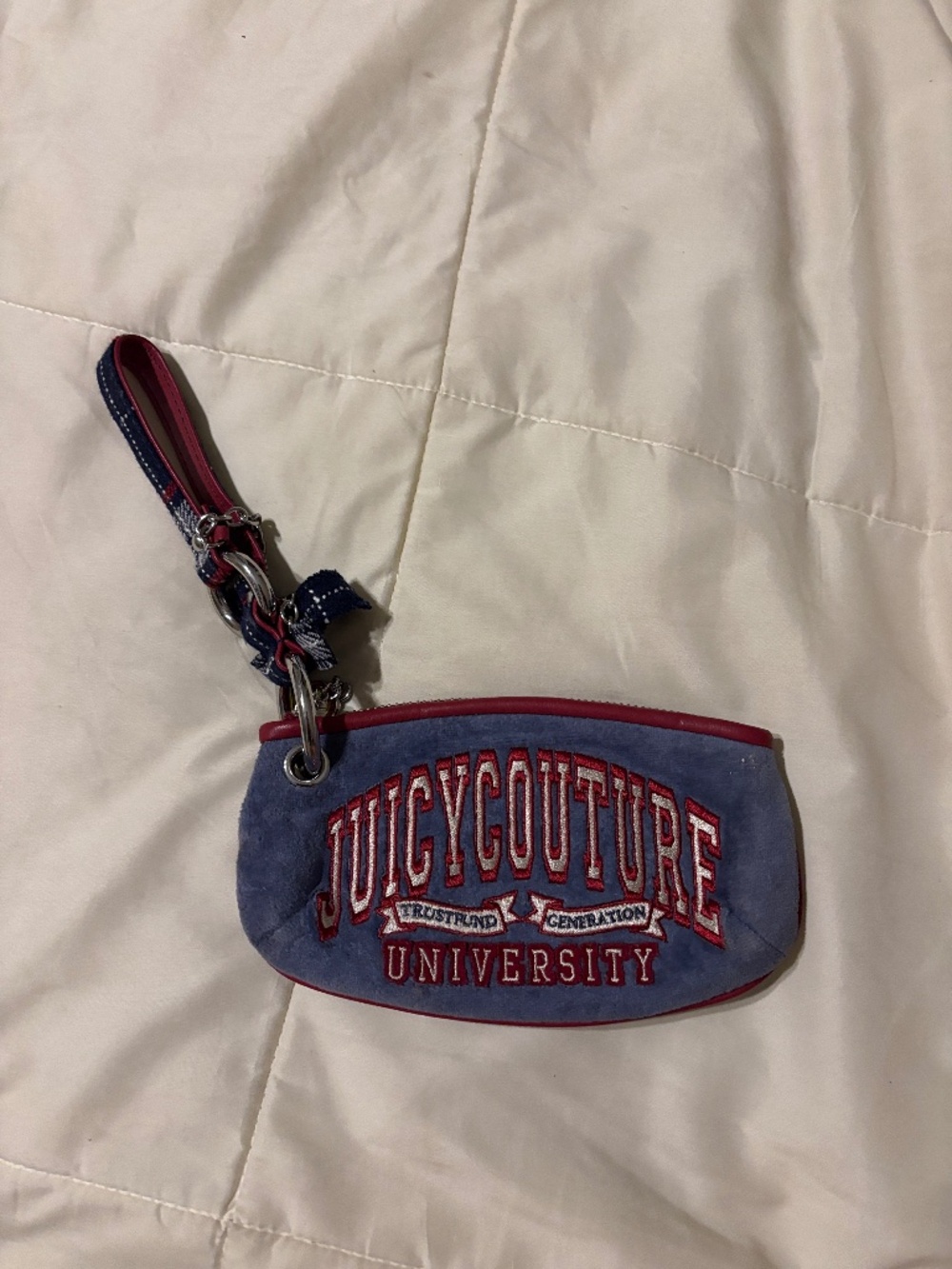 vintage rare juicy couture trust fund generation wristlet